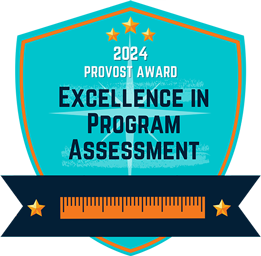 Badge: The 2024 Provost Award for Excellence in Program Assessment